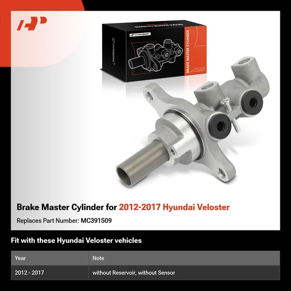 Brake Master Cylinder for 2012-2017 Hyundai Veloster