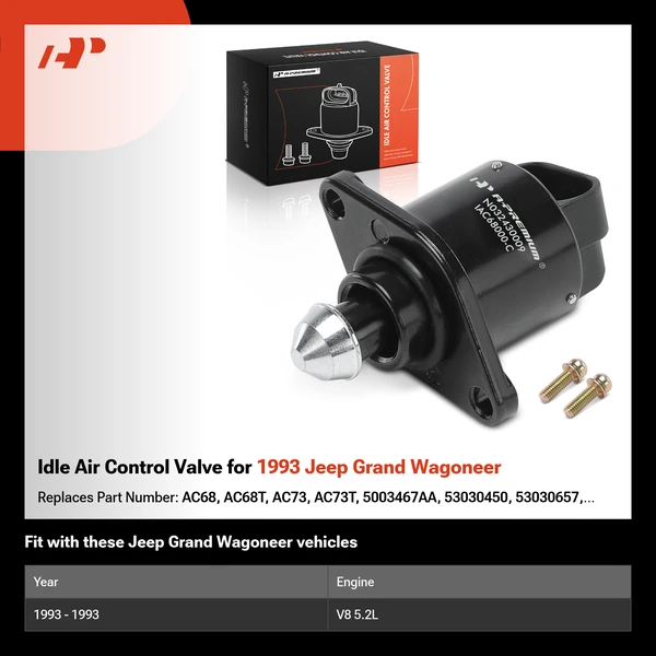 Idle Air Control Valve for 1993 Jeep Grand Wagoneer