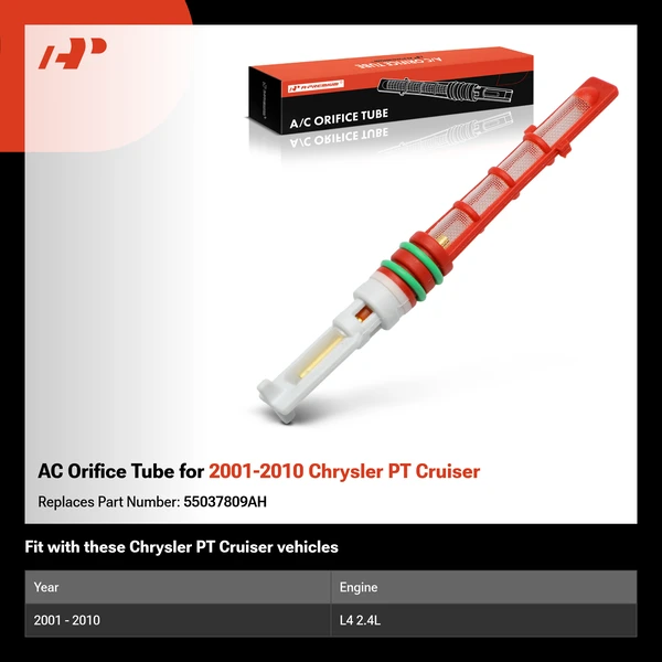 AC Orifice Tube for 2001-2010 Chrysler PT Cruiser