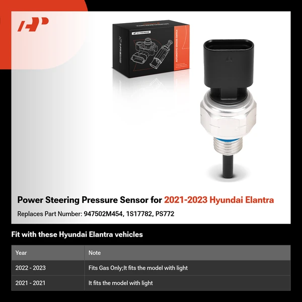 Power Steering Pressure Sensor for 2021-2023 Hyundai Elantra