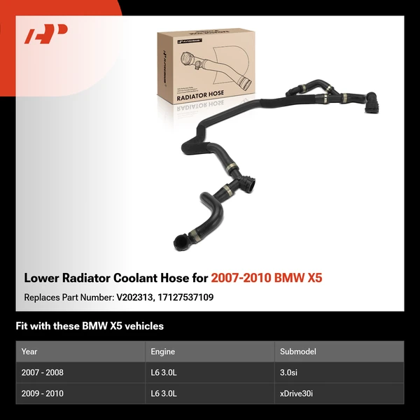 Lower Radiator Coolant Hose for 2007-2010 BMW X5