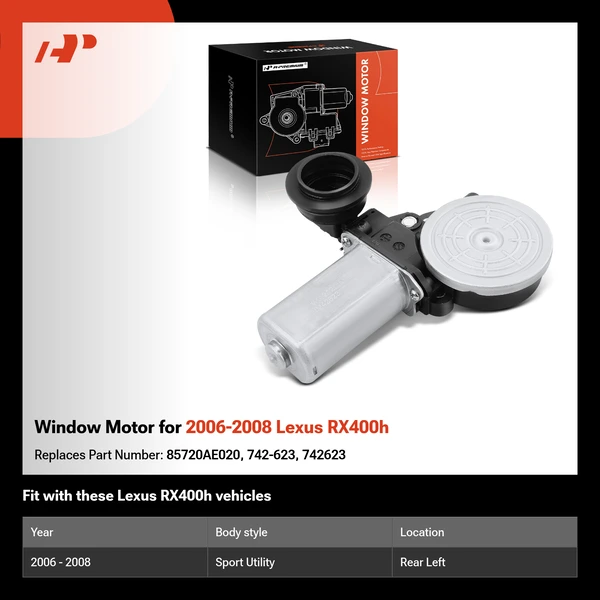 Window Motor for 2006-2008 Lexus RX400h