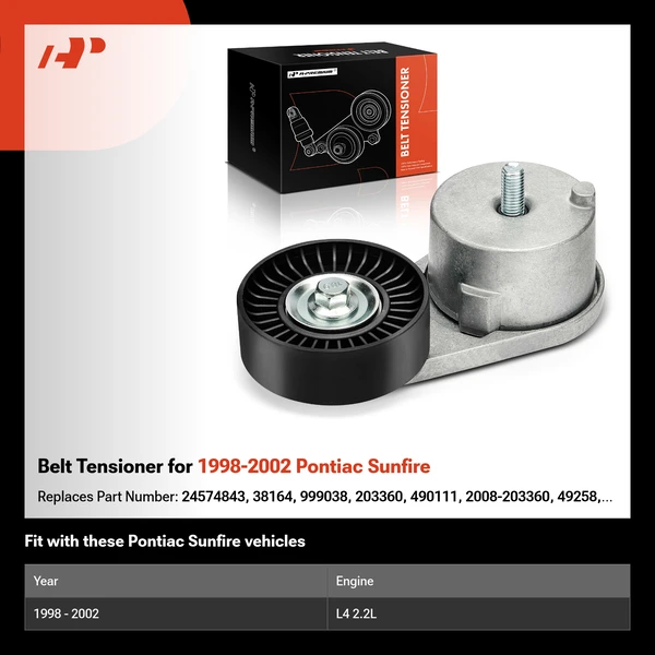 Belt Tensioner for 1998-2002 Pontiac Sunfire