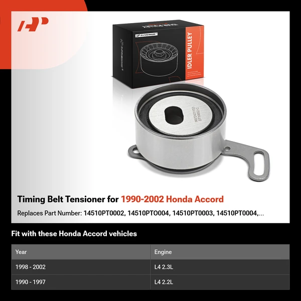 Timing Belt Tensioner for 1990-2002 Honda Accord
