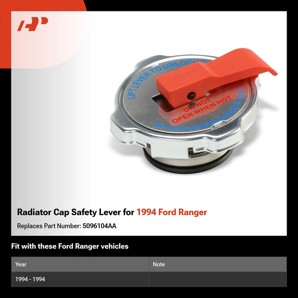 Radiator Cap Safety Lever for 1994 Ford Ranger