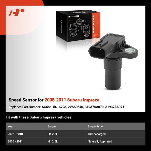 Speed Sensor for 2005-2011 Subaru Impreza