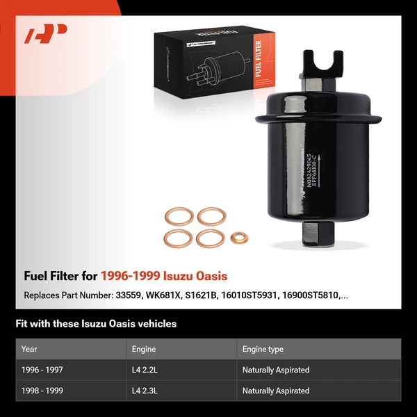 Fuel Filter for 1996-1999 Isuzu Oasis