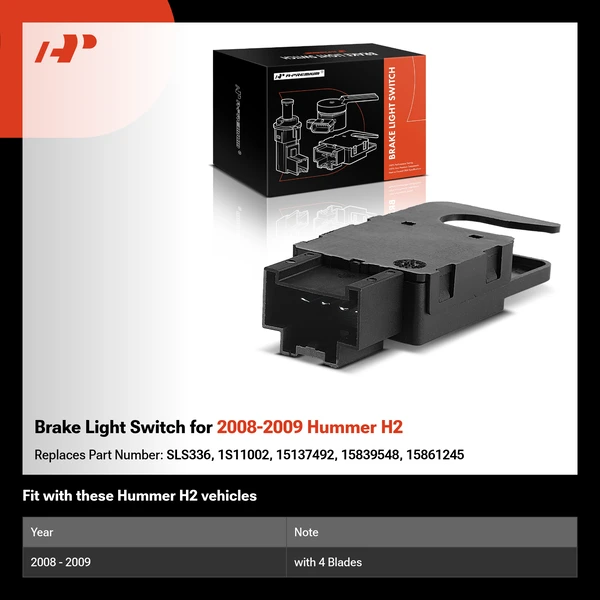 Brake Light Switch for 2008-2009 Hummer H2