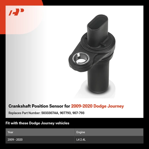Crankshaft Position Sensor for 2009-2020 Dodge Journey