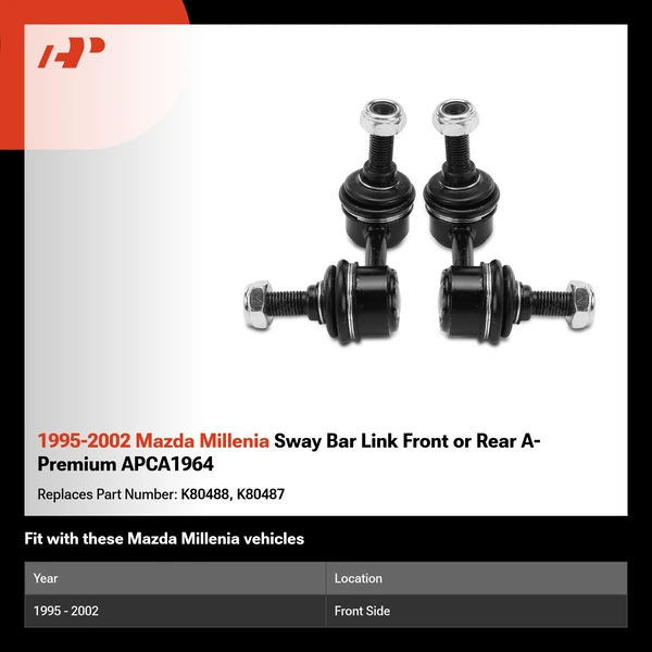 1995-2002 Mazda Millenia Sway Bar Link Front or Rear A-Premium APCA1964