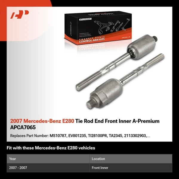 2007 Mercedes-Benz E280 Tie Rod End Front Inner A-Premium APCA7065