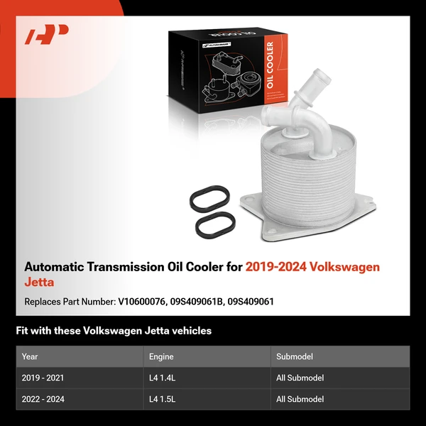 Automatic Transmission Oil Cooler for 2019-2024 Volkswagen Jetta