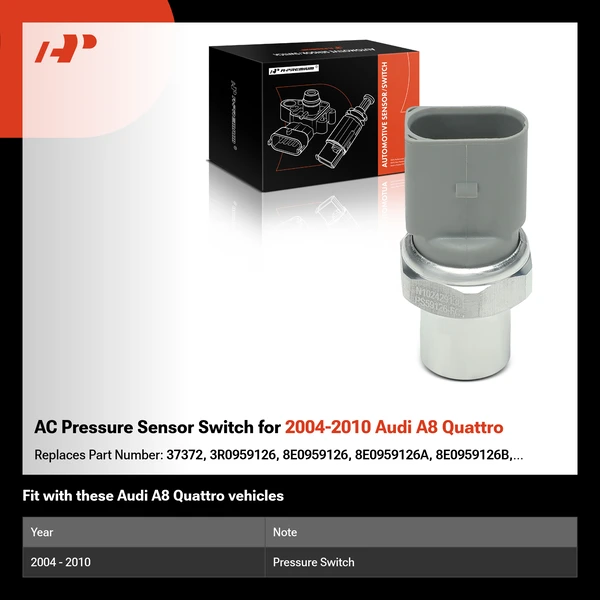 AC Pressure Sensor Switch for 2004-2010 Audi A8 Quattro