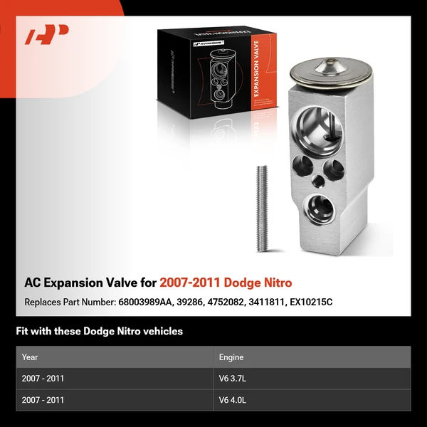 AC Expansion Valve for 2007-2011 Dodge Nitro