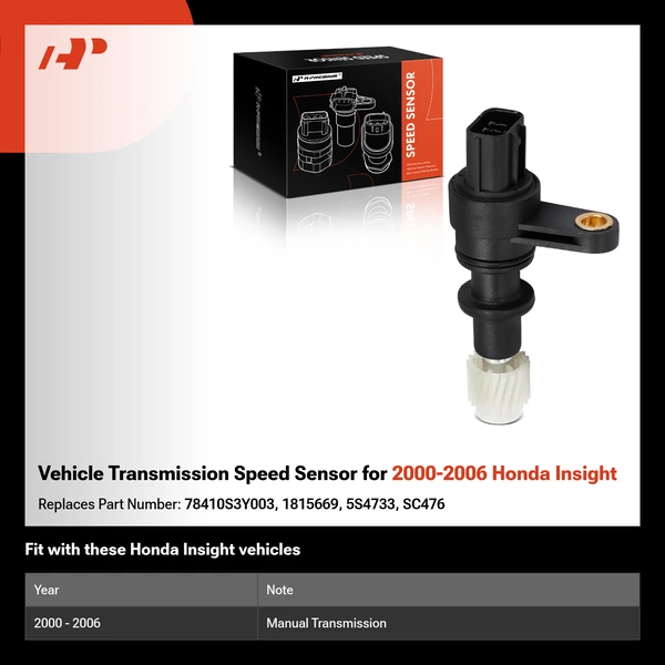 Vehicle Transmission Speed Sensor for 2000-2006 Honda Insight