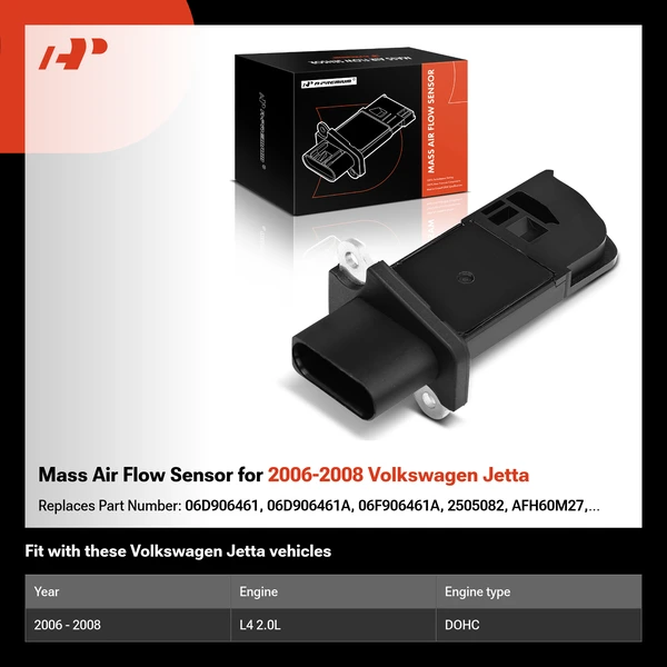 Mass Air Flow Sensor for 2006-2008 Volkswagen Jetta