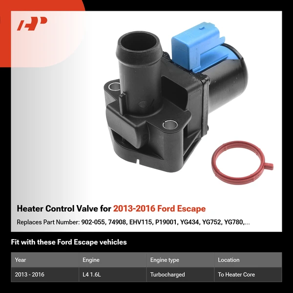 Heater Control Valve for 2013-2016 Ford Escape