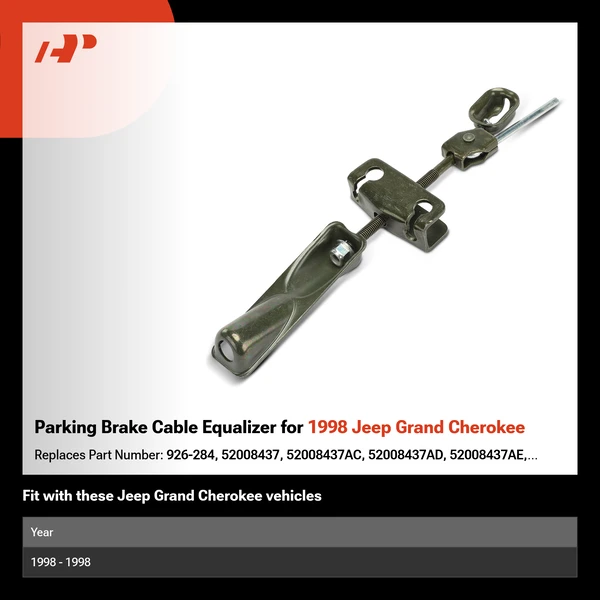 Parking Brake Cable Equalizer for 1998 Jeep Grand Cherokee