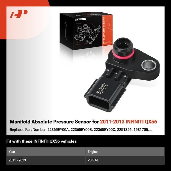 Manifold Absolute Pressure Sensor for 2011-2013 INFINITI QX56