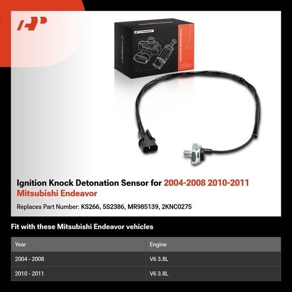 Ignition Knock Detonation Sensor for 2004-2008 2010-2011 Mitsubishi Endeavor