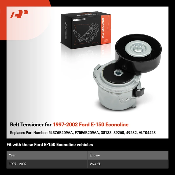 Belt Tensioner for 1997-2002 Ford E-150 Econoline