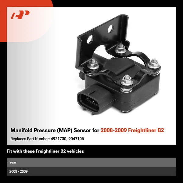 Manifold Pressure (MAP) Sensor for 2008-2009 Freightliner B2