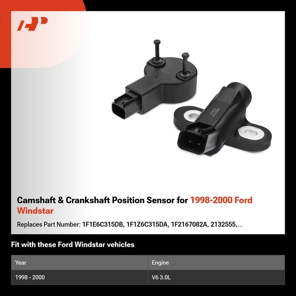 Camshaft & Crankshaft Position Sensor for 1998-2000 Ford Windstar