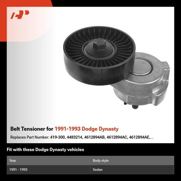 Belt Tensioner for 1991-1993 Dodge Dynasty