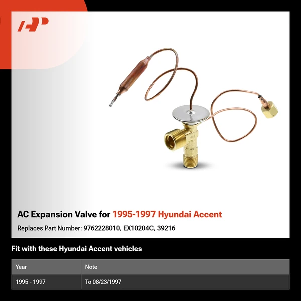 AC Expansion Valve for 1995-1997 Hyundai Accent