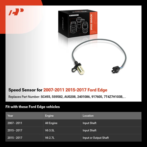 Speed Sensor for 2007-2011 2015-2017 Ford Edge