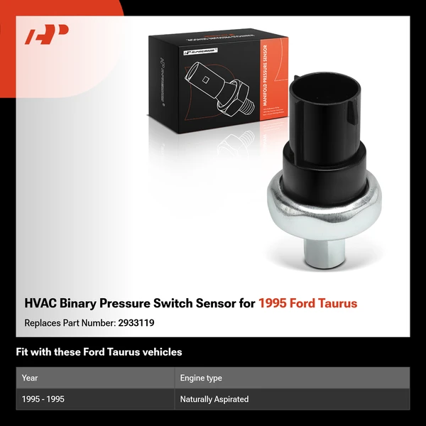 HVAC Binary Pressure Switch Sensor for 1995 Ford Taurus