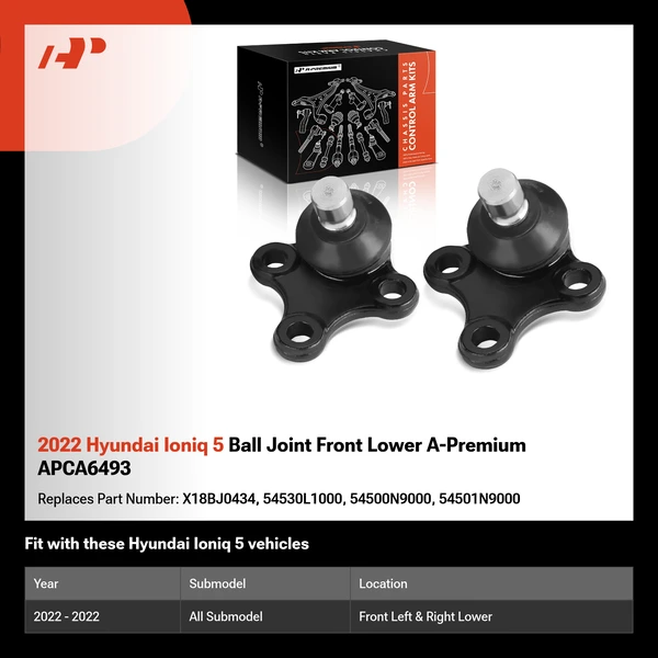 2022 Hyundai Ioniq 5 Ball Joint Front Lower A-Premium APCA6493