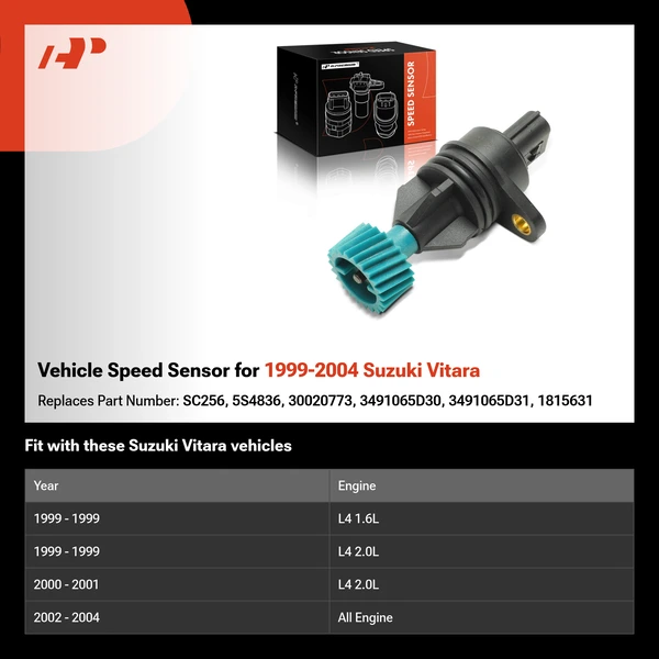 Vehicle Speed Sensor for 1999-2004 Suzuki Vitara