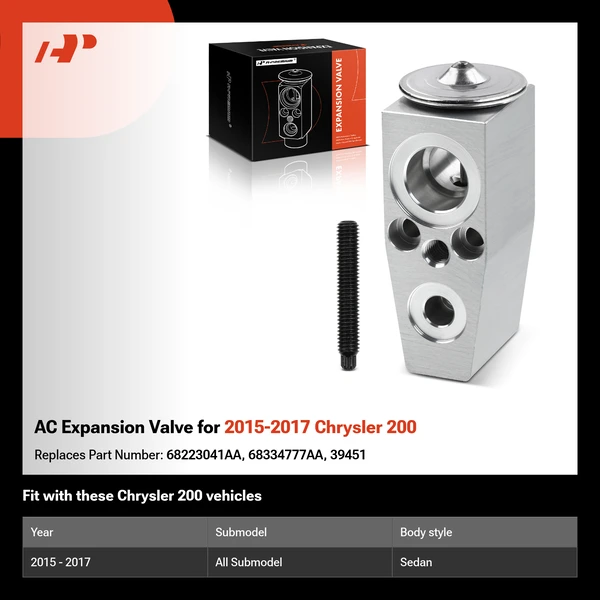 AC Expansion Valve for 2015-2017 Chrysler 200