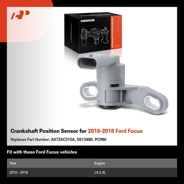 Crankshaft Position Sensor for 2016-2018 Ford Focus