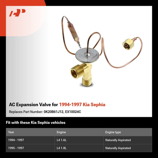 AC Expansion Valve for 1994-1997 Kia Sephia