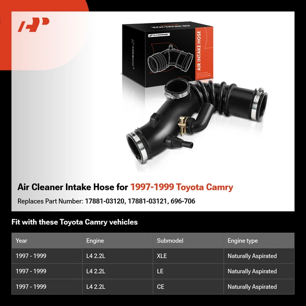 Air Cleaner Intake Hose for 1997-1999 Toyota Camry