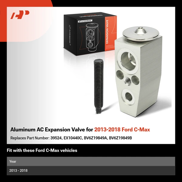 Aluminum AC Expansion Valve for 2013-2018 Ford C-Max