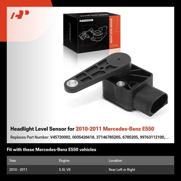 Headlight Level Sensor for 2010-2011 Mercedes-Benz E550