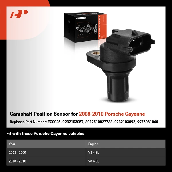 Camshaft Position Sensor for 2008-2010 Porsche Cayenne