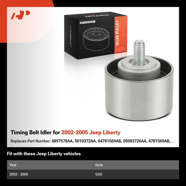 Timing Belt Idler for 2002-2005 Jeep Liberty