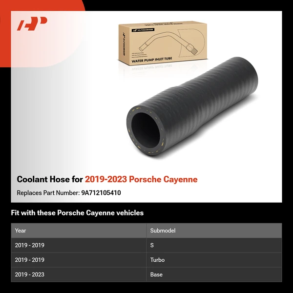 Coolant Hose for 2019-2023 Porsche Cayenne