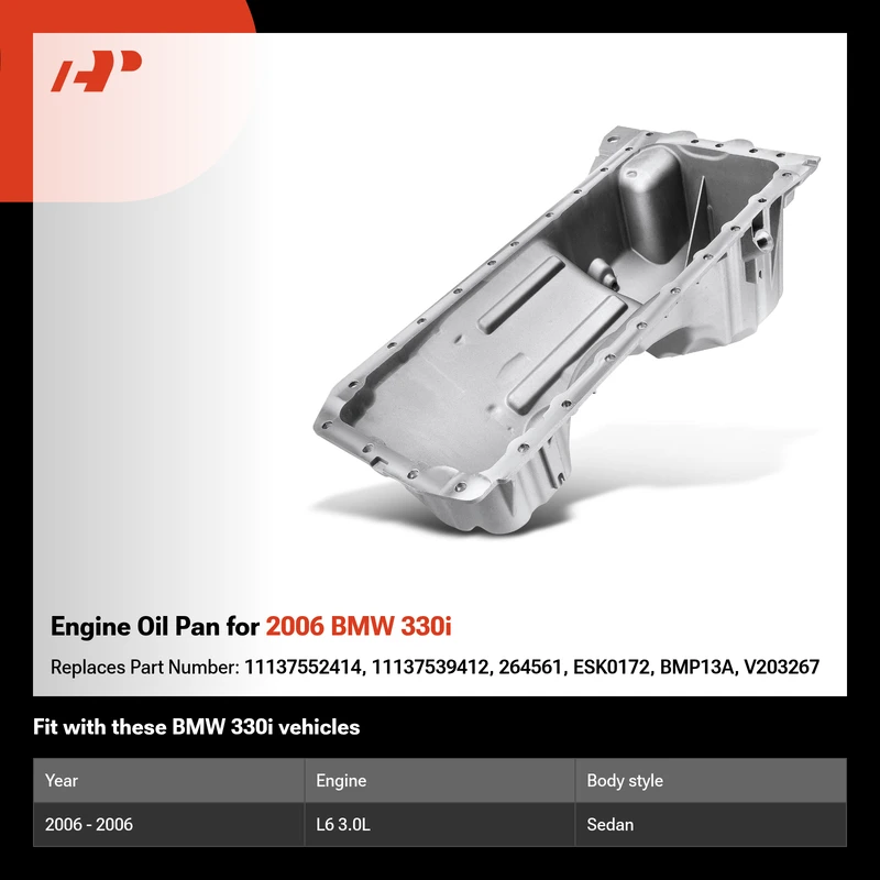 Engine Oil Pan for 2006 BMW 330i