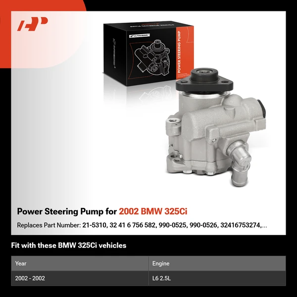 Power Steering Pump for 2002 BMW 325Ci