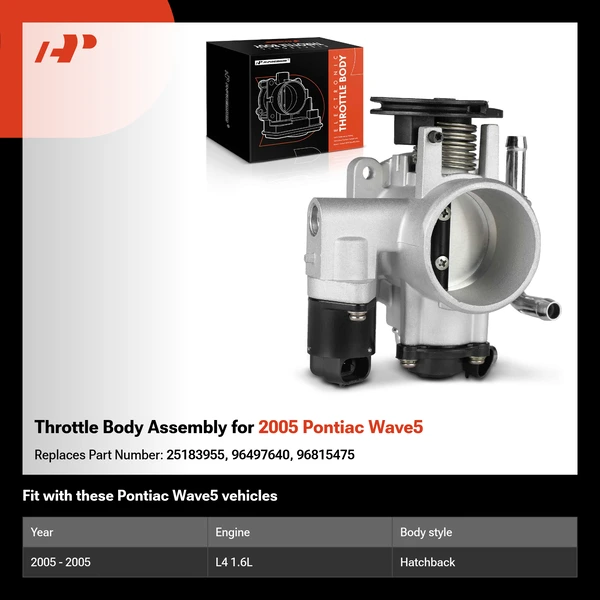 Throttle Body Assembly for 2005 Pontiac Wave5