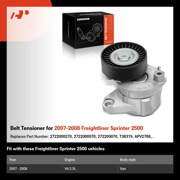 Belt Tensioner for 2007-2008 Freightliner Sprinter 2500