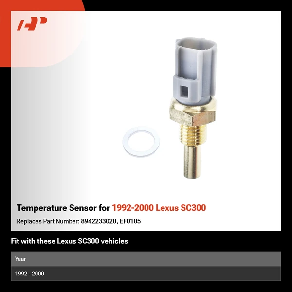 Temperature Sensor for 1992-2000 Lexus SC300