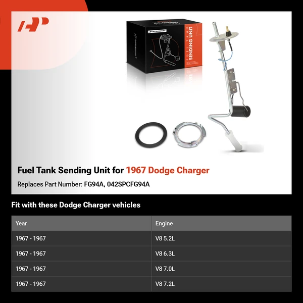 Fuel Tank Sending Unit for 1967 Dodge Charger