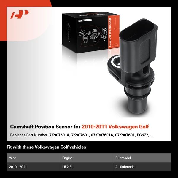 Camshaft Position Sensor for 2010-2011 Volkswagen Golf