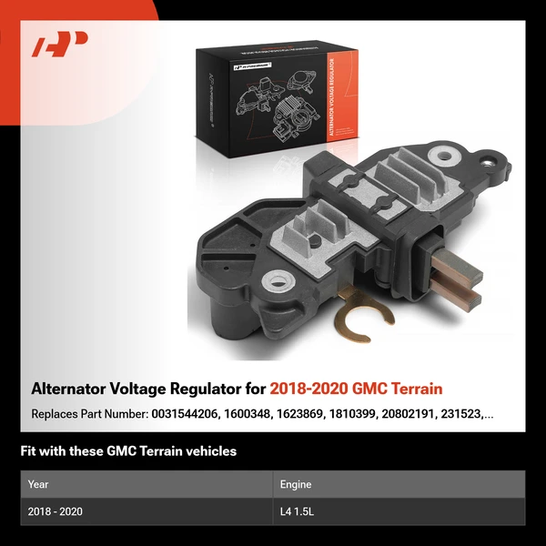 Alternator Voltage Regulator for 2018-2020 GMC Terrain